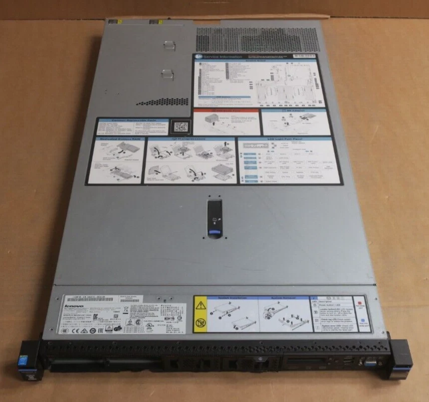 Lenovo System x3550 M5 Six-Core E5-2603v3 8GB RAM 4x 2.5" Bay 1U Rack Server - Image 3 of 4