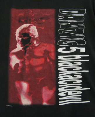 DANZIG OFFICIAL 1996 VINTAGE XL T-SHIRT ---PRE-OWNED