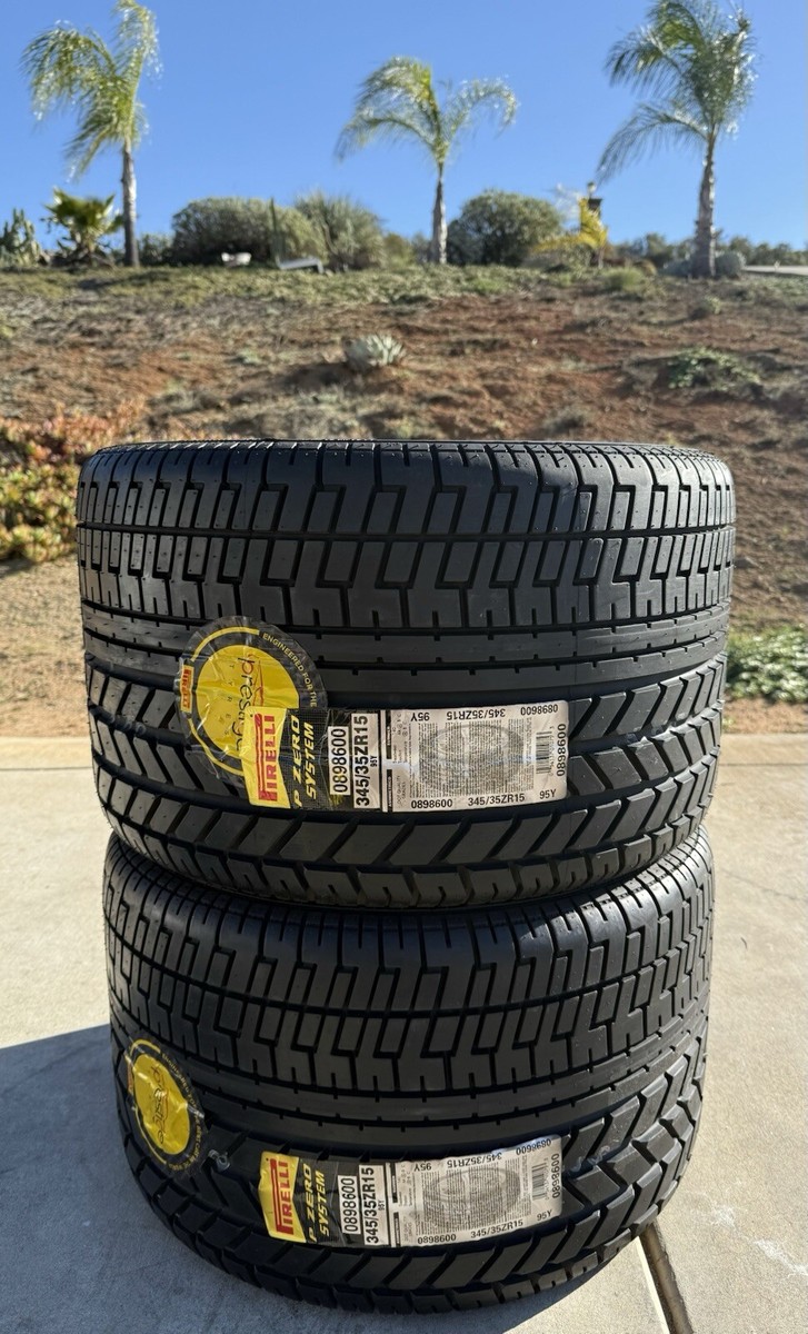 TWO BRAND NEW 345/35ZR15 95Y Pirelli P Zero System (Collezione