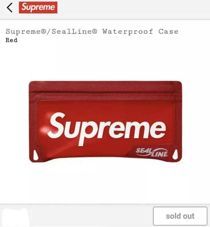 Étui étanche SUPREME SealLine   Rouge SS20