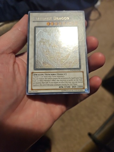 ghost rare Stardust Dragon TDGS-EN040 Unlimited lightly played yugioh card - Picture 14 of 23