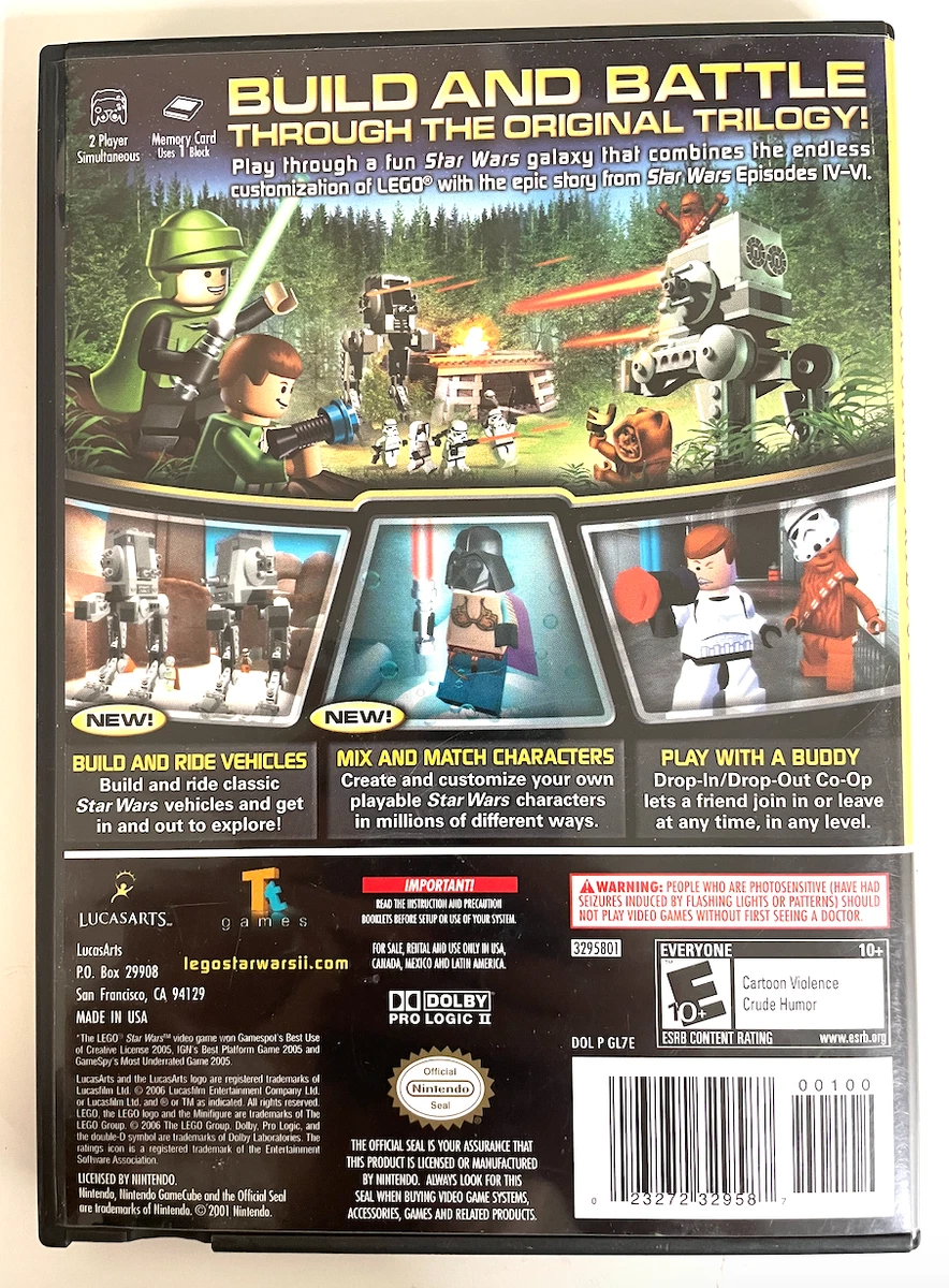Lego Star Wars 2 Original Trilogy Nintendo Gamecube Game Tested