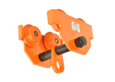 0,5t Laufkatze Schiebefahrwerk T-Träger Handfahrwerk 64-140mm Seilwinde J W0164