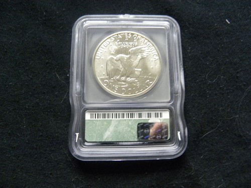 1971-S EISENHOWER SILVER DOLLAR ICG MS66 - Picture 2 of 2