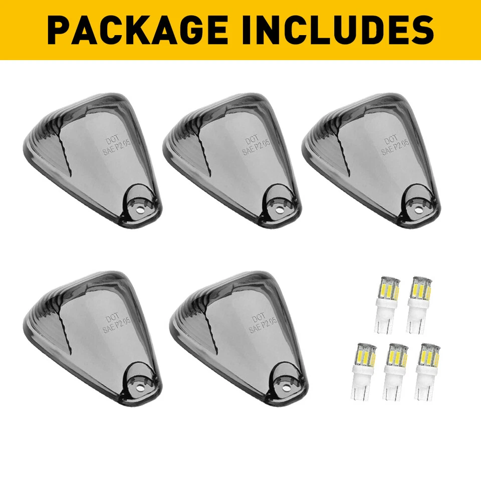 Cubierta Len de luz marcadora de cabina de techo de humo para Ford F-250 F350 Super Duty EAH Foto 2 de 4