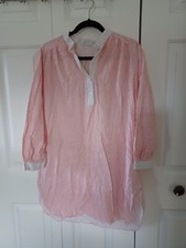 Vintage Avon Nightgown / night shirt size Med pale red