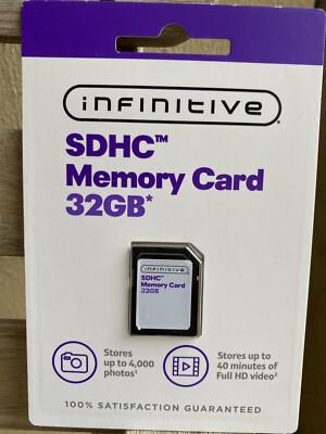 Infinitive 32 GB SD Class 4 SDHC Memory Card - SDSDB-032G-B35