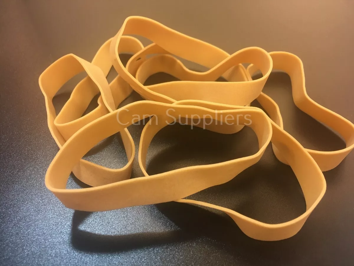 15 x Large Thick 4 inch x 1/2  Strong Rubber Elastic Bands No.85 100mm x  12mm