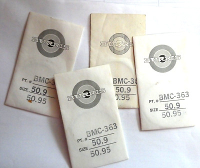 Burris Racing Piston Rings, Pt. # BMC-363, 50.9-50.95 Lot of (4) sets ...