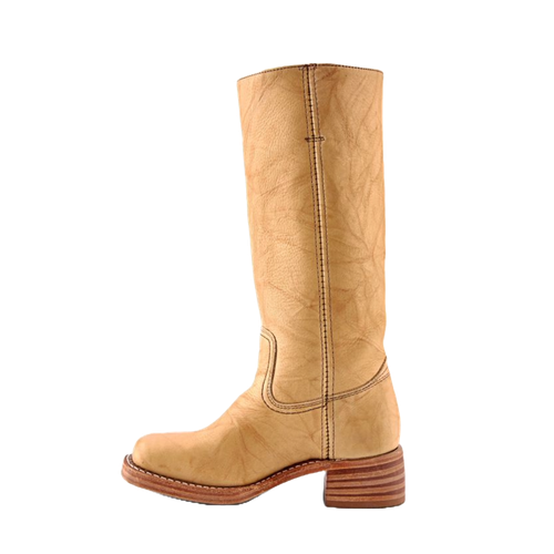 Frye Ladies Campus 14L Banana Montana Leather Tall Boots 3477050-BAN - Picture 5 of 75