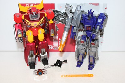 transformers platinum edition rise of rodimus prime and galvatron mint
