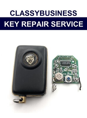 Schlüssel Reparatur - JAGUAR XJS XJ6 X350 S Typ Einknopf Fernbedienung Alarm Fob Batterie