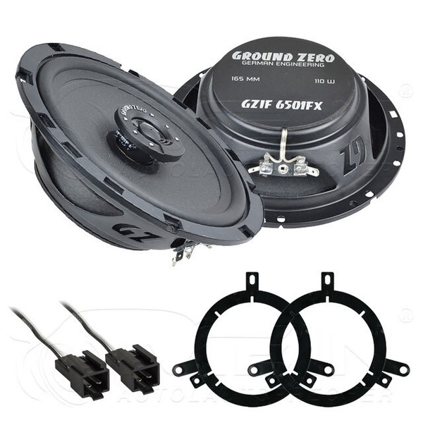 Ground Zero Lautsprecher FüR Chrysler 300M 1998-2004 Front Vorn TüR 110W #Ahpl-image