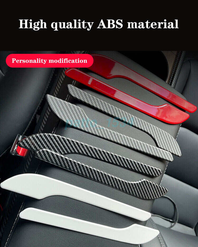 AU Door Handle Cover For Tesla Model3 Y Carbon fiber ABS Protector Sticker Trim