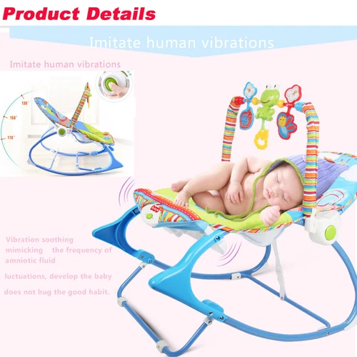 Baby Infant To Toddler Bouncer Rocker Swing Chair Soothing Music Vibration Toys - Picture 11 of 49