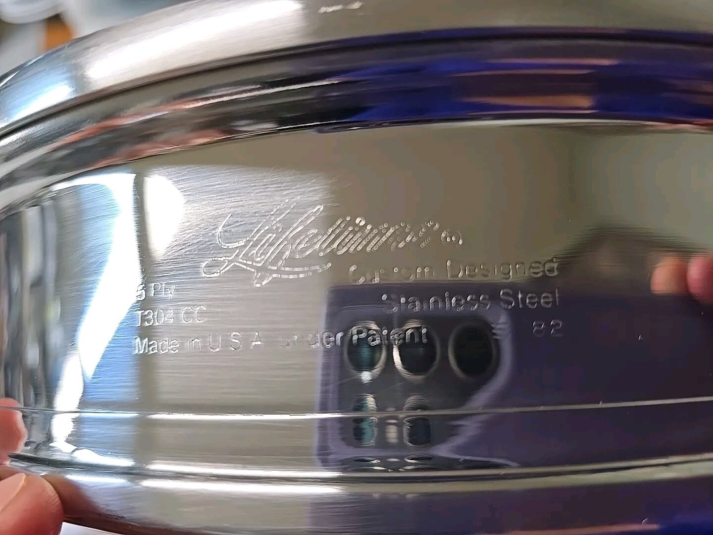 Vintage Lifetime T304 CC Stainless Steel 11" Skillet/ Frying Pan, No Lid