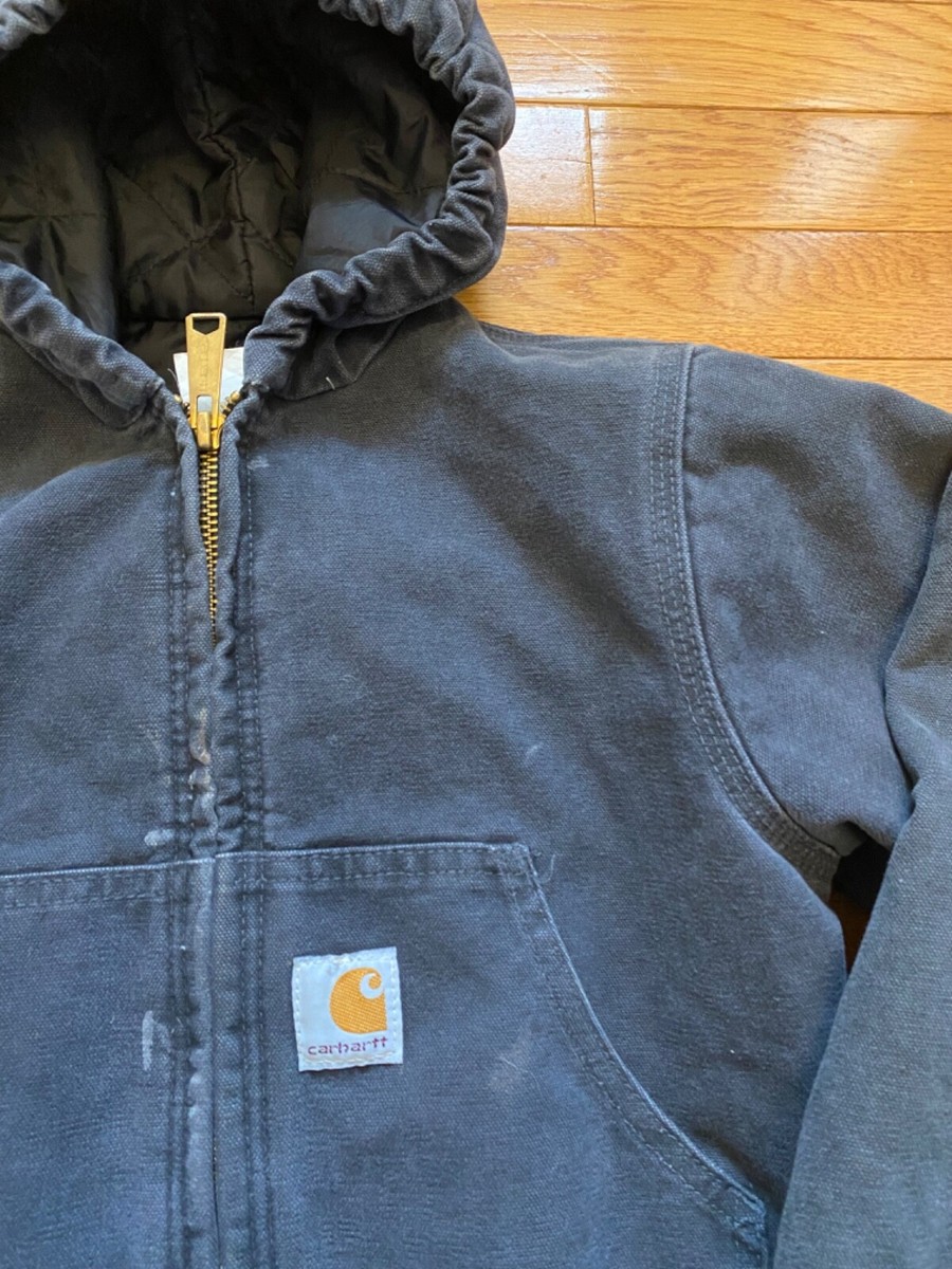 Carhartt Mid-Weight Quilt Lined Jacket Youth sz S Y06 PTL