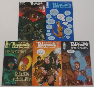 Perhapanauts: Danger Down Under #1-5 VF complete series Dezago Rousseau Image