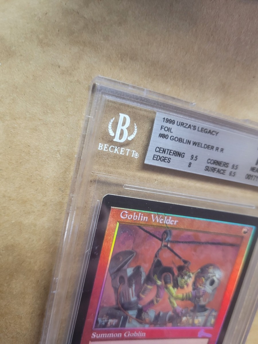 Urza's Legacy Goblin Welder FOIL BGS 7.5 Beckett Graded Urza's Legacy Goblin Welder FOIL BGS 7.5 Beckett Graded
