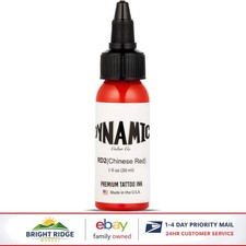 High-Quality Chinese Red Tattoo Ink, 30ml Formula for Professionals