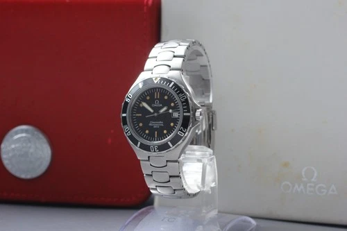 Vintage w/ Box OMEGA Seamaster Professional 200m Cal.1538 Quartz Men Watch JAPAN