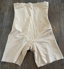 Honeylove SuperPower Shorts Shapewear Sand Nude HLSW03 Slimming Compression Sz L