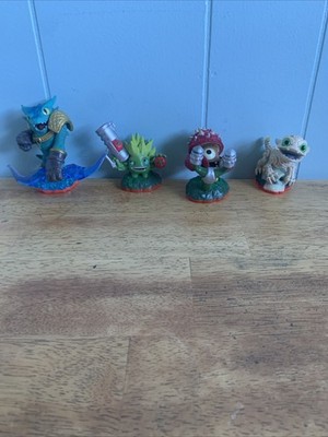 Skylanders Trap Team Figures Lot Of 4 Bundle Funny Bone Water Life Undead