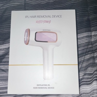 REDFMG IPL Hair Removal Device Depilator, White, Corded Electric