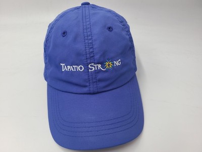 Tapatio Strong Ouray Adjustable Hat Cap Polyester Hot Sauce Dad Men Women Blue