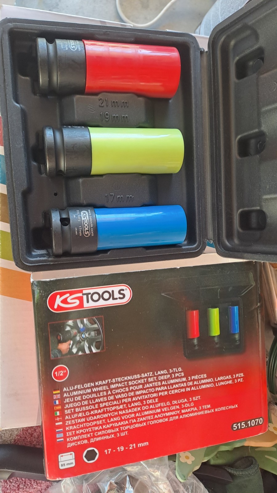KS Tools 515.1005 Set Bussole 1/2 per Cerchi in Lega - Offerta Online
