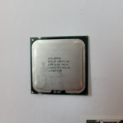 Intel Core 2 Duo E6300 CPU Desktop 1.86GHz 2M 1066 SL9SA LGA 775 Processor