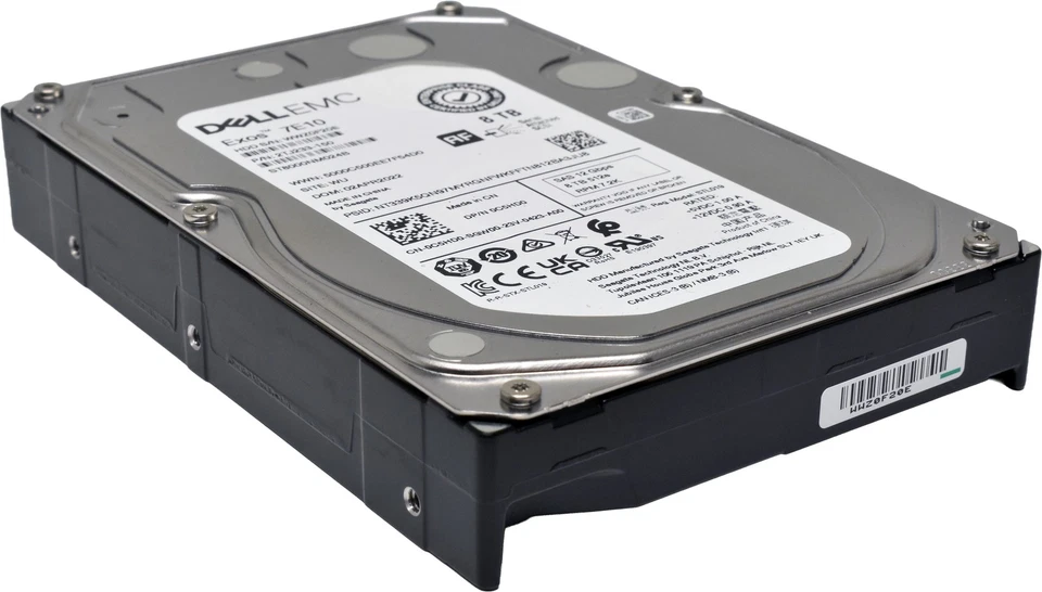 Dell EMC Seagate Exos 7E10 8TB 512e 3.5" 7.2K 12G SAS SEDHDD ST8000NM024B 0C5HD0