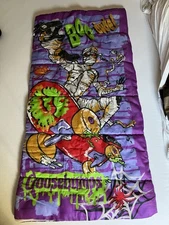 Vintage Goosebumps 90s Sleeping Bag - Skateboarding Mummy - R.L. Stine