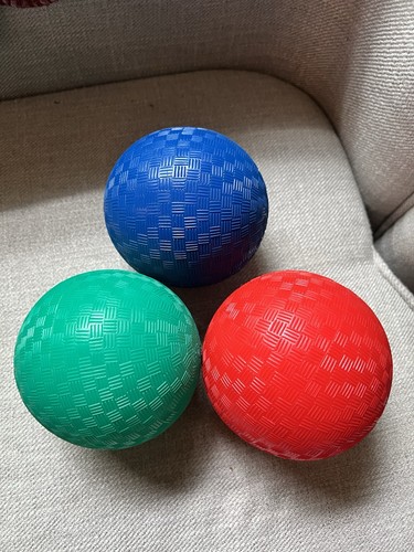 Red, Blue, Green Kids Dodgeballs