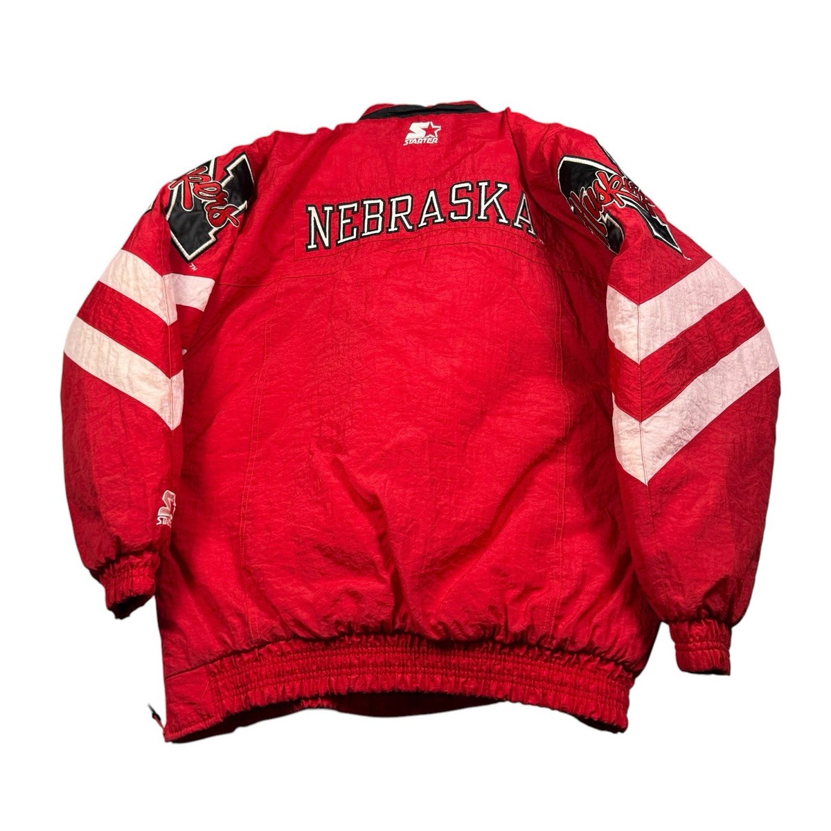Vintage Nebraska Cornhuskers Starter Jacket Men's M Full Zip