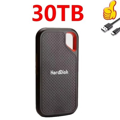 external hard drive 30TB High Speed Capacity Solid State Usb3.2Laptop Mac And PC