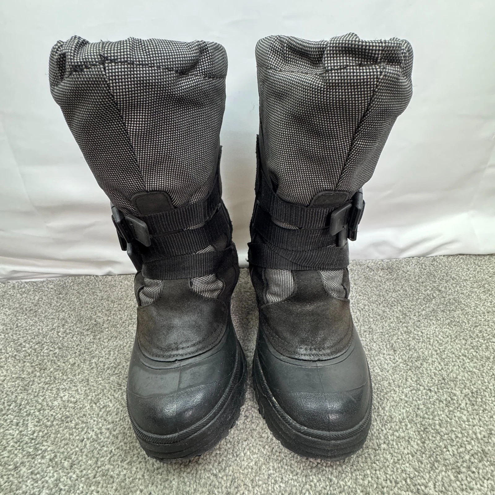 Baffin Altimate Snow Boots Mens 9 Black Made In Canada Extreme Cold