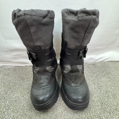 Baffin Altimate Snow Boots Mens 9 Black Made In Canada Extreme Cold