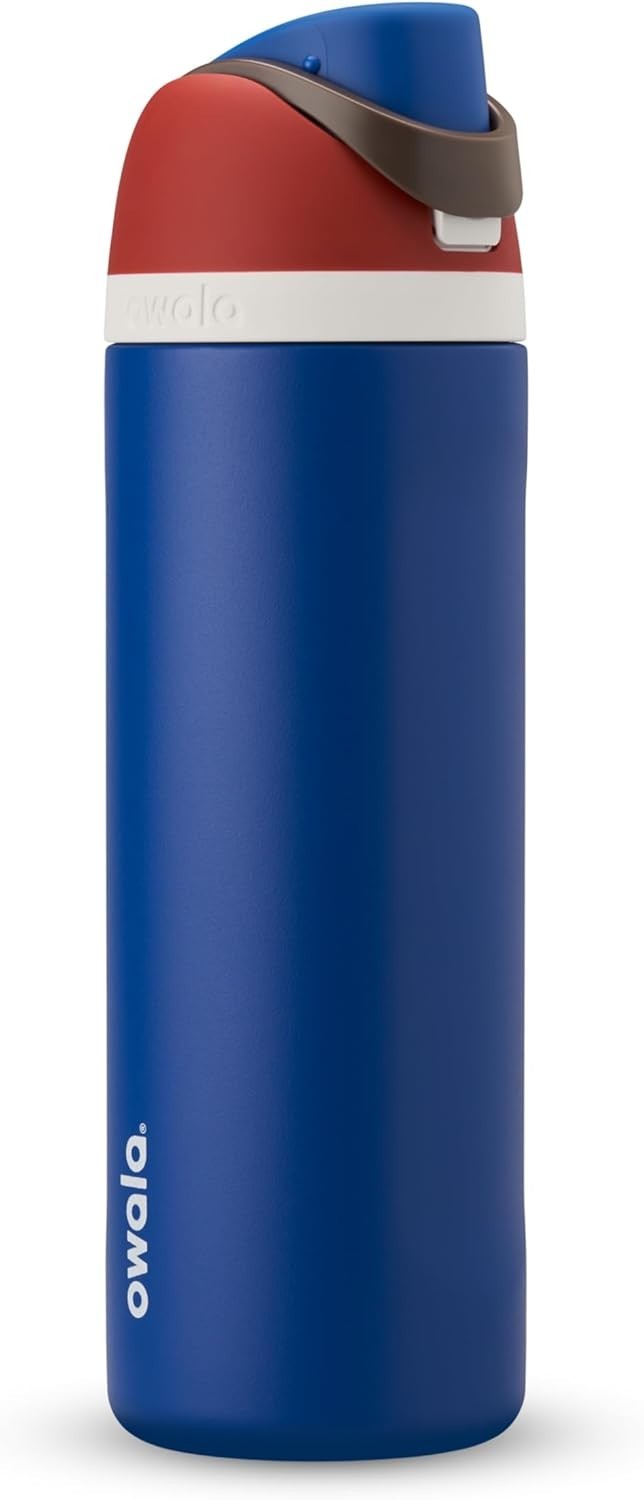 Owala FreeSip 24oz Captain America Themed Insulated Water Bo