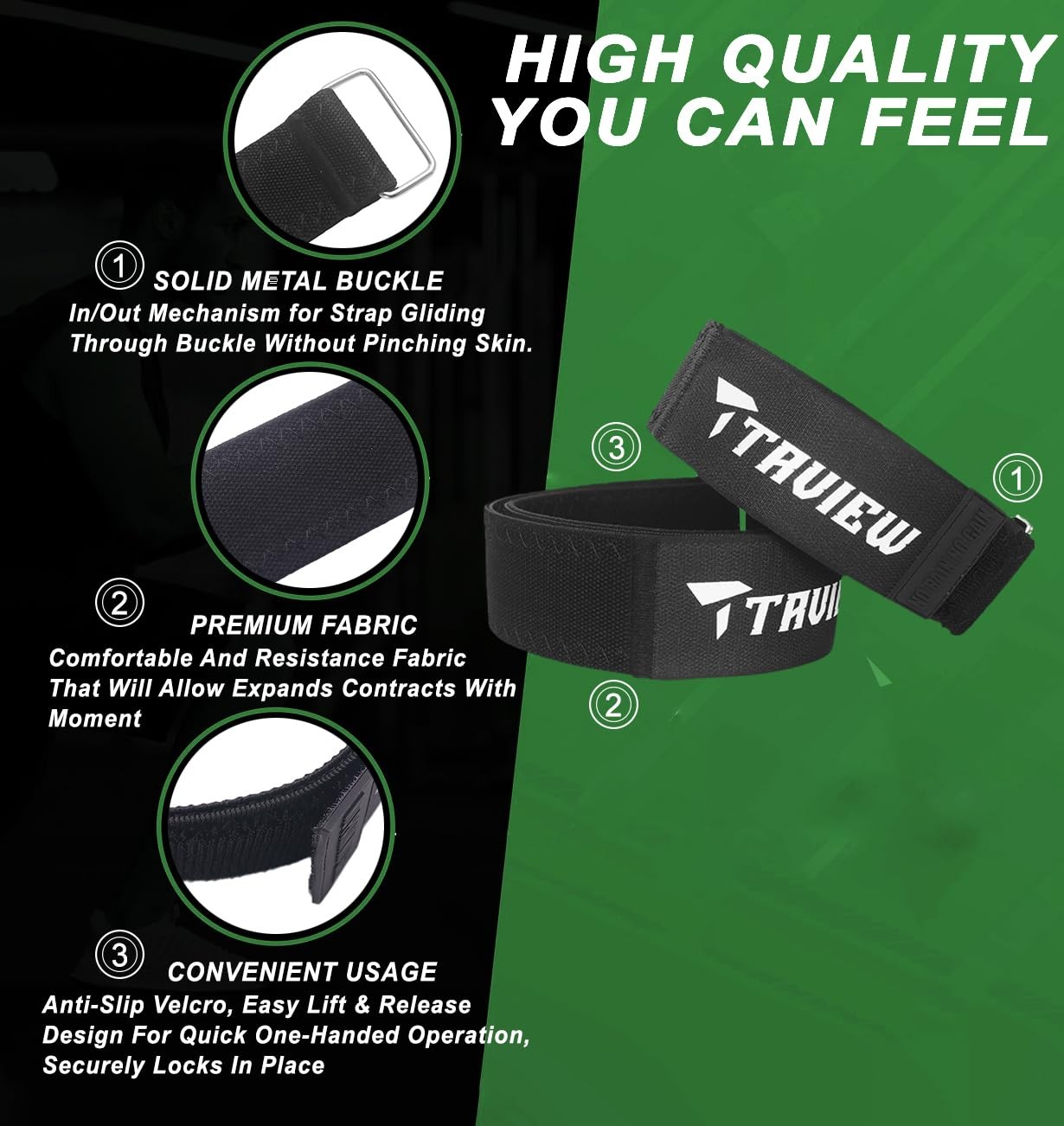 Occlusion Bands for Women Glutes & Hip Building Blood Flow Restriction Bands ...