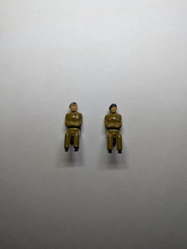 Dinky Toys No. 603 Army Personal-Private Seated - Lot of 2 - very good condition