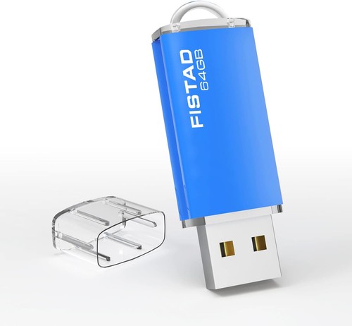 Chiavetta USB 2.0 64GB, Pen Drive Memoria Stick Flash Drive Thumb Drive per PC, - Foto 2 di 6