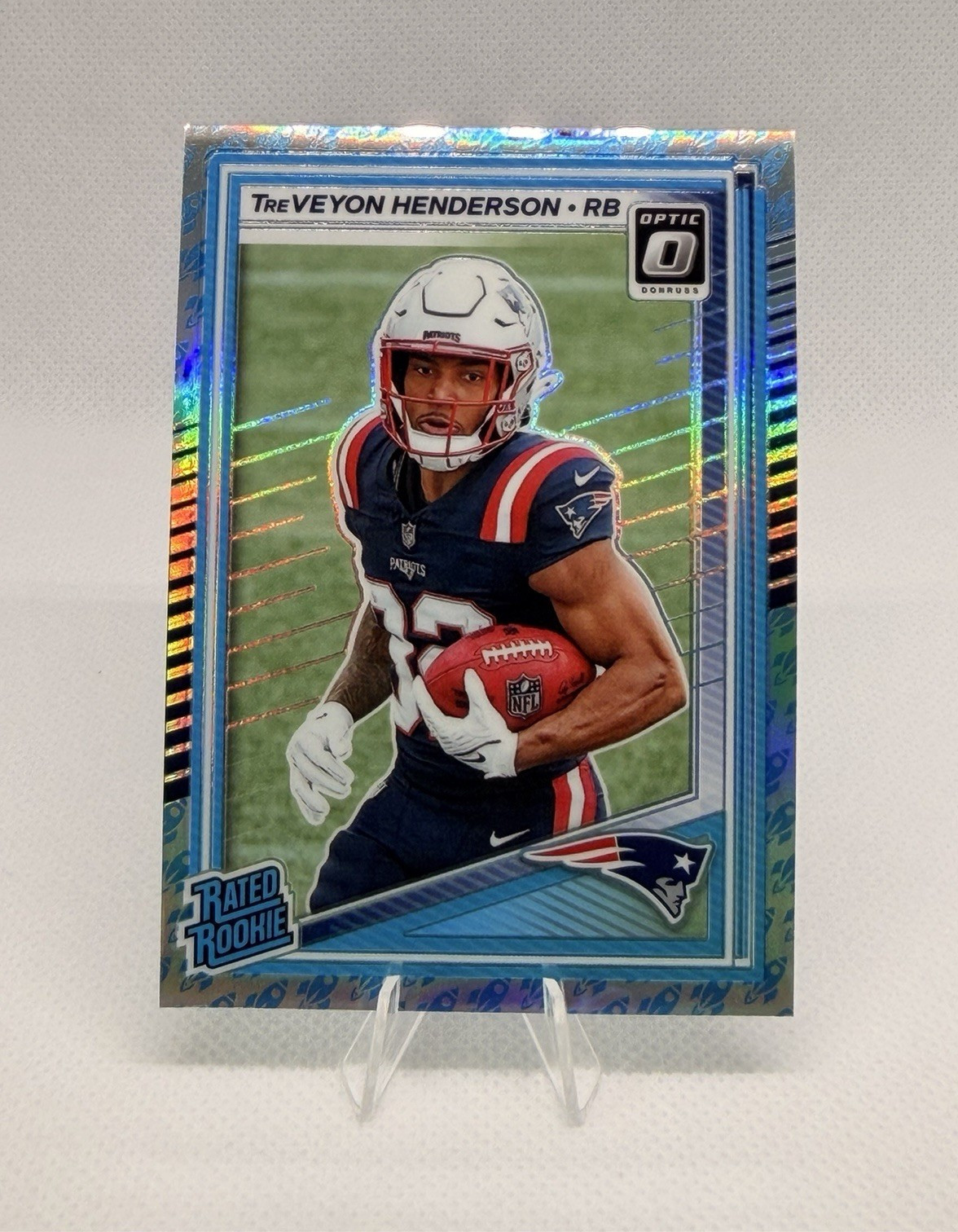 2025 Donruss Optic Rated Rookie TreVeyon Henderson Rocket Emoji SSP #248