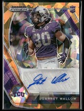 2021 Panini Prizm Draft Picks - Garret Wallow Draft Picks Auto Gold Ice