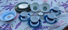 Mixed Melamine Dinner/ Set Picnic Crockery for Motorhome/Caravan