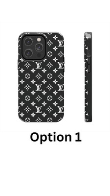 Monogram Pattern Custom iPhone Snap Cases 6 Options All Models