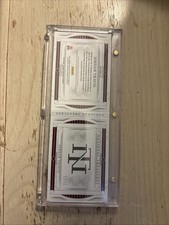 JORDAN TRAVIS 2024 NATIONAL TREASURES  ROOKIE PATCH RPA BOOK RC AUTO /11 Q3976