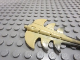 Lego Dragon Tail Barbed Marbled Black Pattern #1 51874pb01 Harry Potter 4767