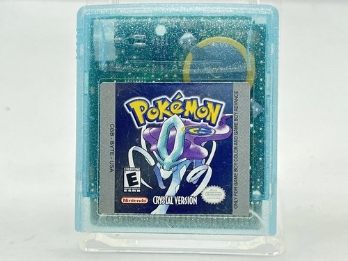 For Pokemon Crystal Version - Nintendo GBA Gameboy Colour 