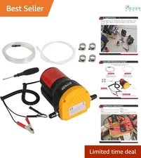 12V Oil Change Pump Extractor Diesel Fluid Transfer Siphon for Vehicles